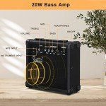 Glarry 4-String Electric Bass Guitar Bundle