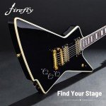 Firefly FFLX Solid Body Electric Guitar - Black
