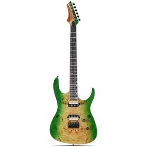 Leo Jaymz Monsoon Electric Guitar - Green Burl