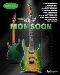 Leo Jaymz Monsoon Electric Guitar - Green Burl