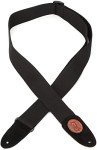 Levy's X-Long Cotton Guitar Strap - Black