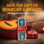 Art Tribute Hootenanny Adjustable Guitar Strap with Picks