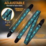 Art Tribute Hootenanny Adjustable Guitar Strap with Picks