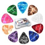 15 Guitar Picks Set with Storage Box - Variety Pack