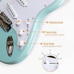 MOSEN 39" Electric Guitar Starter Kit - Blue