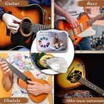 15 Guitar Picks Set with Storage Box - Variety Pack