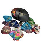 BigDeer 16-Pack Celluloid Guitar Picks in Tin