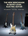 Donner 39-Inch Electric Guitar with Tremolo, Ice Blue
