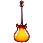 Grote Vintage Sunburst Semi-Hollow Electric Guitar