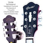 Grote Vintage Sunburst Semi-Hollow Electric Guitar