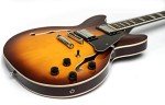 Grote Vintage Sunburst Semi-Hollow Electric Guitar