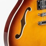 Grote Vintage Sunburst Semi-Hollow Electric Guitar