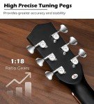 Vangoa Full Size Cutaway Electric Acoustic Guitar Bundle