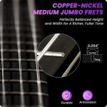 Fesley 39" Electric Guitar with Flame Maple Top