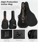 Vangoa Full Size Cutaway Electric Acoustic Guitar Bundle