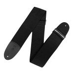Levy's 3" Black Polypropylene Guitar Strap