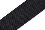 Levy's 3" Black Polypropylene Guitar Strap