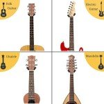 Black Walnut Guitar Wall Mount Hanger - 2 Pack