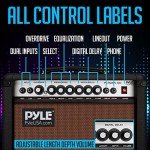 PyleUsa 30W Portable Electric Guitar Amplifier