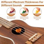 Colorful Celluloid Guitar Picks Set - 160 Pieces