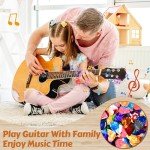 Colorful Celluloid Guitar Picks Set - 160 Pieces