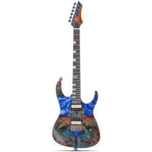 Leo Jaymz Hurricane Deluxe Electric Guitar - Blue