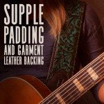 Levy's 3" Embossed Leather Guitar Strap - Geranium Whiskey