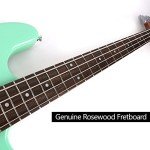Fojill Full Size Electric Bass Guitar - Green