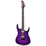 Leo Jaymz Monsoon Electric Guitar (Violet Flame)