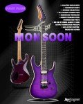 Leo Jaymz Monsoon Electric Guitar (Violet Flame)