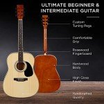 41” Full Size Acoustic Guitar Starter Set - Natural