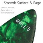 Celluloid Guitar Picks Set with Metal Box