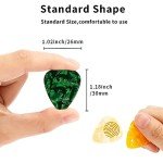 Celluloid Guitar Picks Set with Metal Box