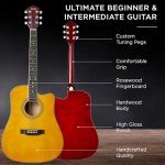 41" Beginner Acoustic Guitar Starter Set - Aged Natural