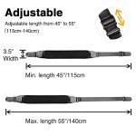 Padded Adjustable Guitar Strap with Strap Locks