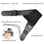 Padded Adjustable Guitar Strap with Strap Locks