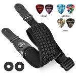 Padded Adjustable Guitar Strap with Strap Locks