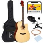 41" Beginner Acoustic Guitar Starter Set - Natural
