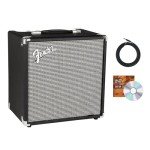 Fender Rumble 25 Bass Combo Amp with Cable and DVD