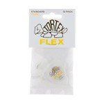 Dunlop Tortex Flex .73mm White Guitar Picks, 12 Pack