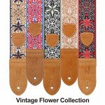 Nefelibata Vintage Woven Guitar Strap with Picks & Locks