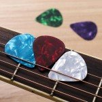 21 Pack Colorful Guitar Picks with Storage Box