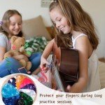 21 Pack Colorful Guitar Picks with Storage Box