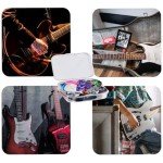 21 Pack Colorful Guitar Picks with Storage Box