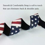 Adjustable Guitar Strap with Leather Ends and Picks