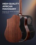 Donner 38" Carbon X Acoustic Guitar Starter Kit