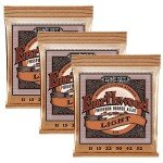 Ernie Ball Earthwood Light Acoustic Guitar Strings 3-pack
