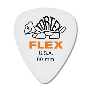 Dunlop Tortex Flex .60mm Orange Guitar Picks - 12 Pack