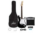 Monoprice Indo Series Black 6-String Electric Guitar