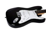 Monoprice Indo Series Black 6-String Electric Guitar
